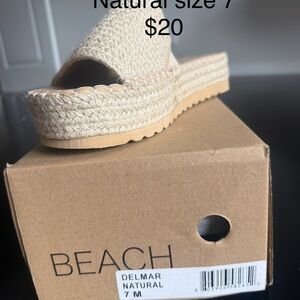 Beach Natural Espadrille Sandals